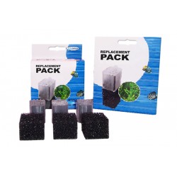 Carbón + Foamex 2U. para Filtros de Acuario
